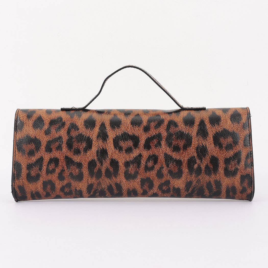 Leopard Print Clutch