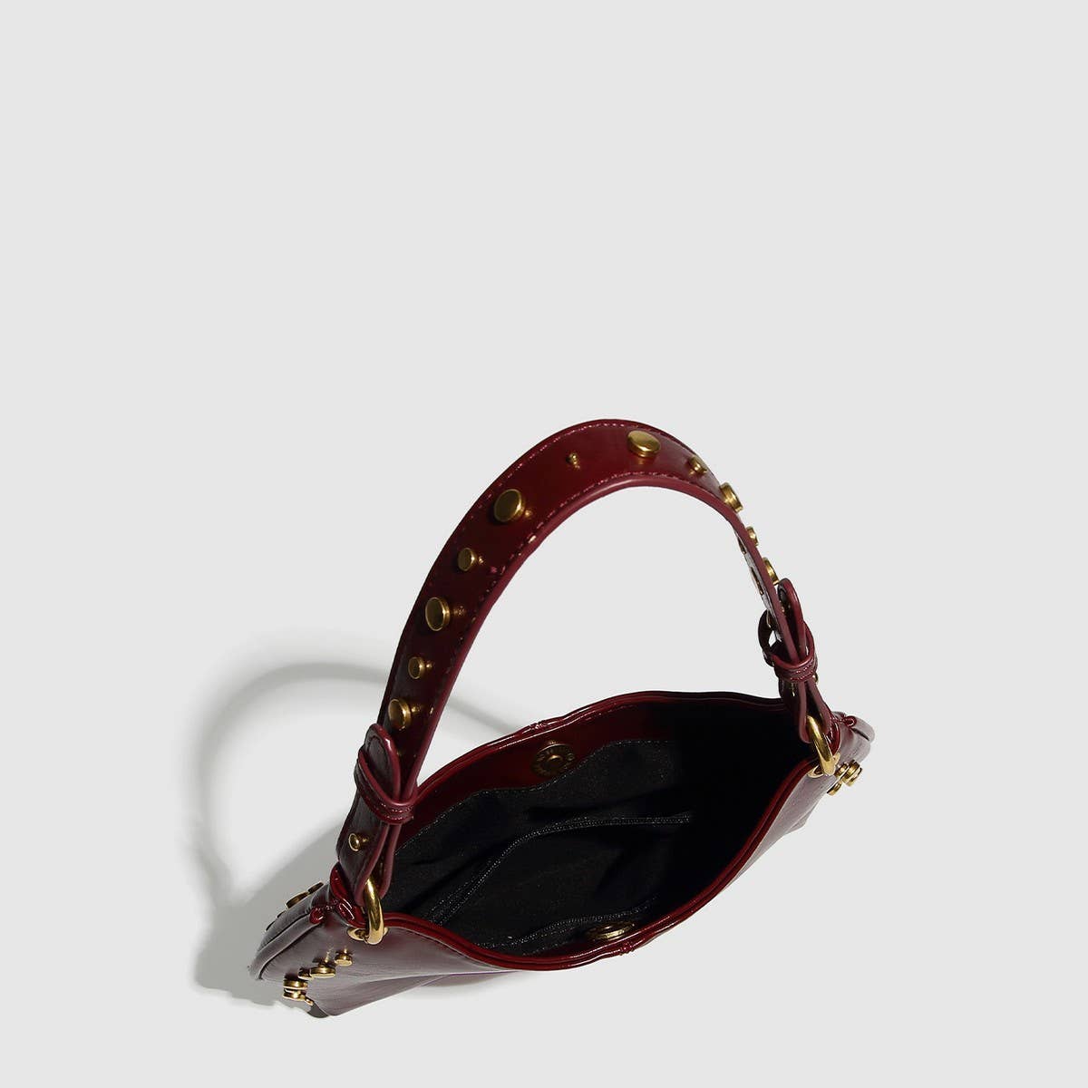 Studded Boston Handbag