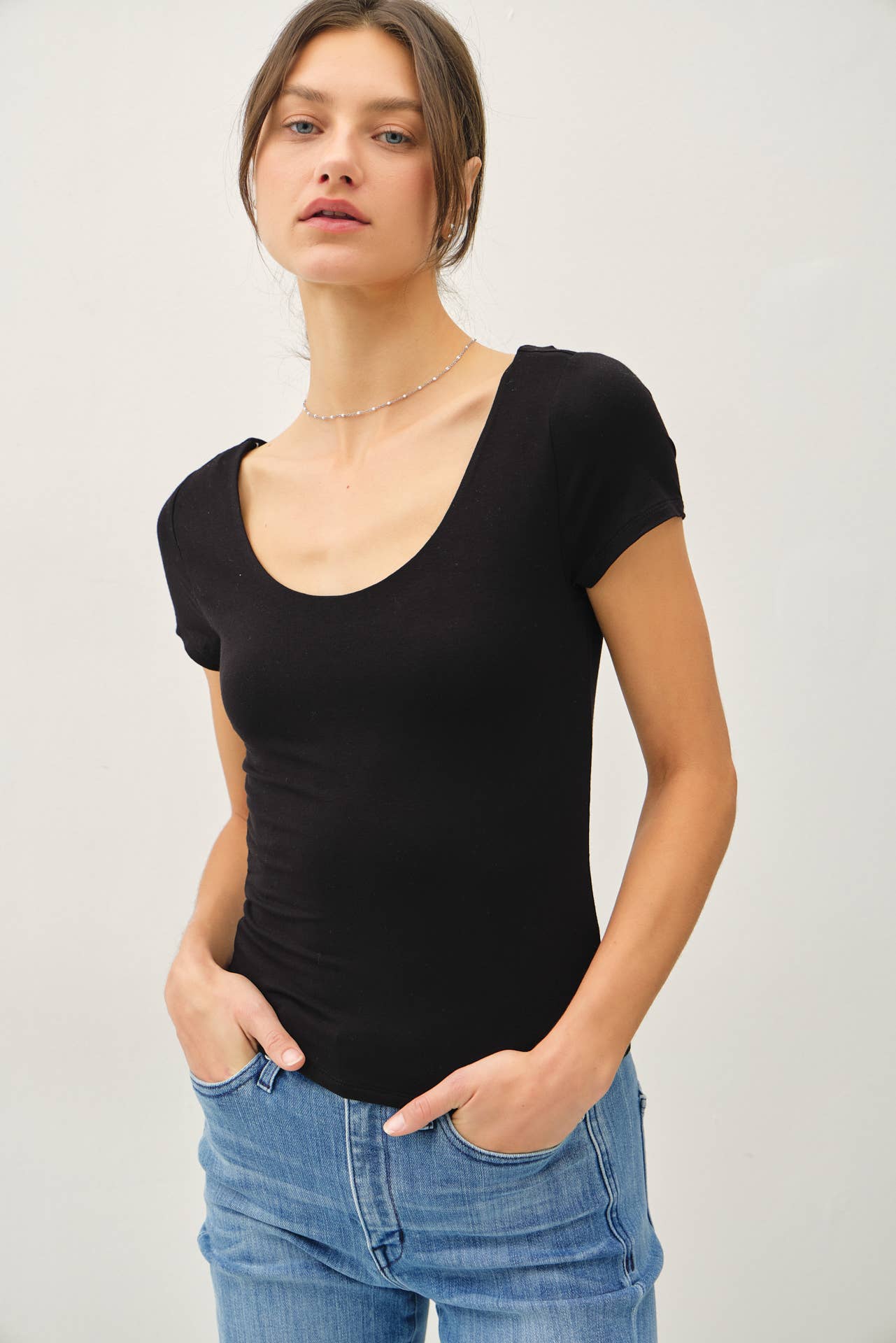 Double Scoop Tee