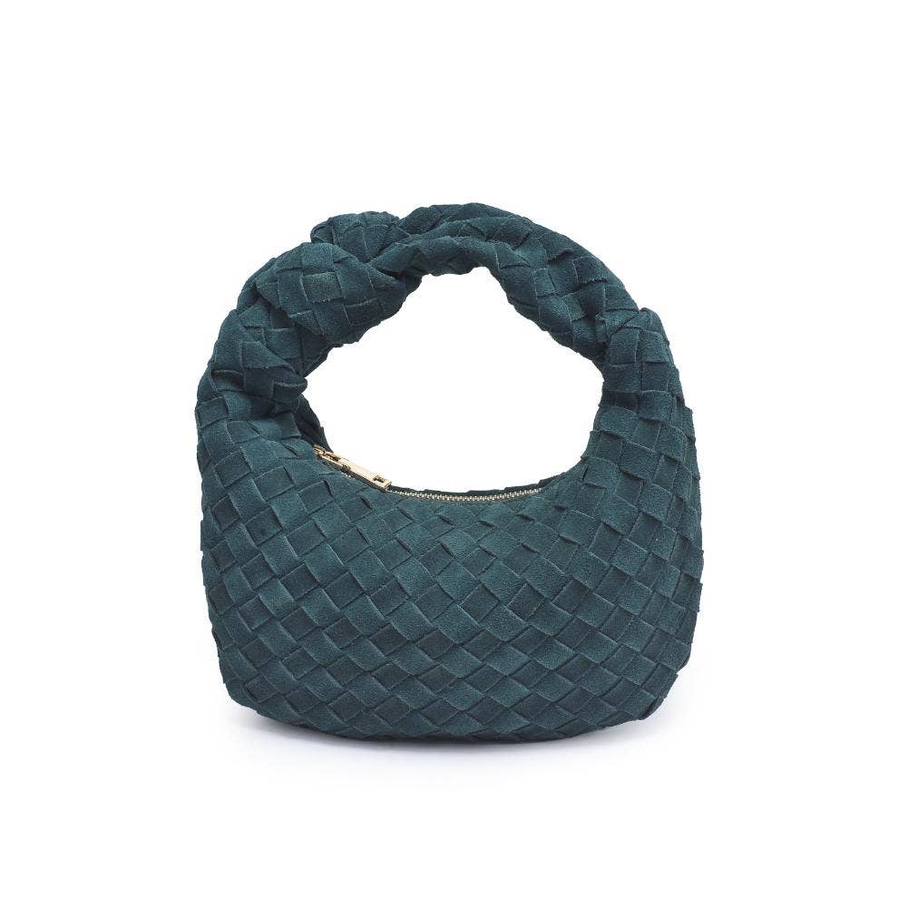 Autumn Woven Genuine Suede Leather Bag