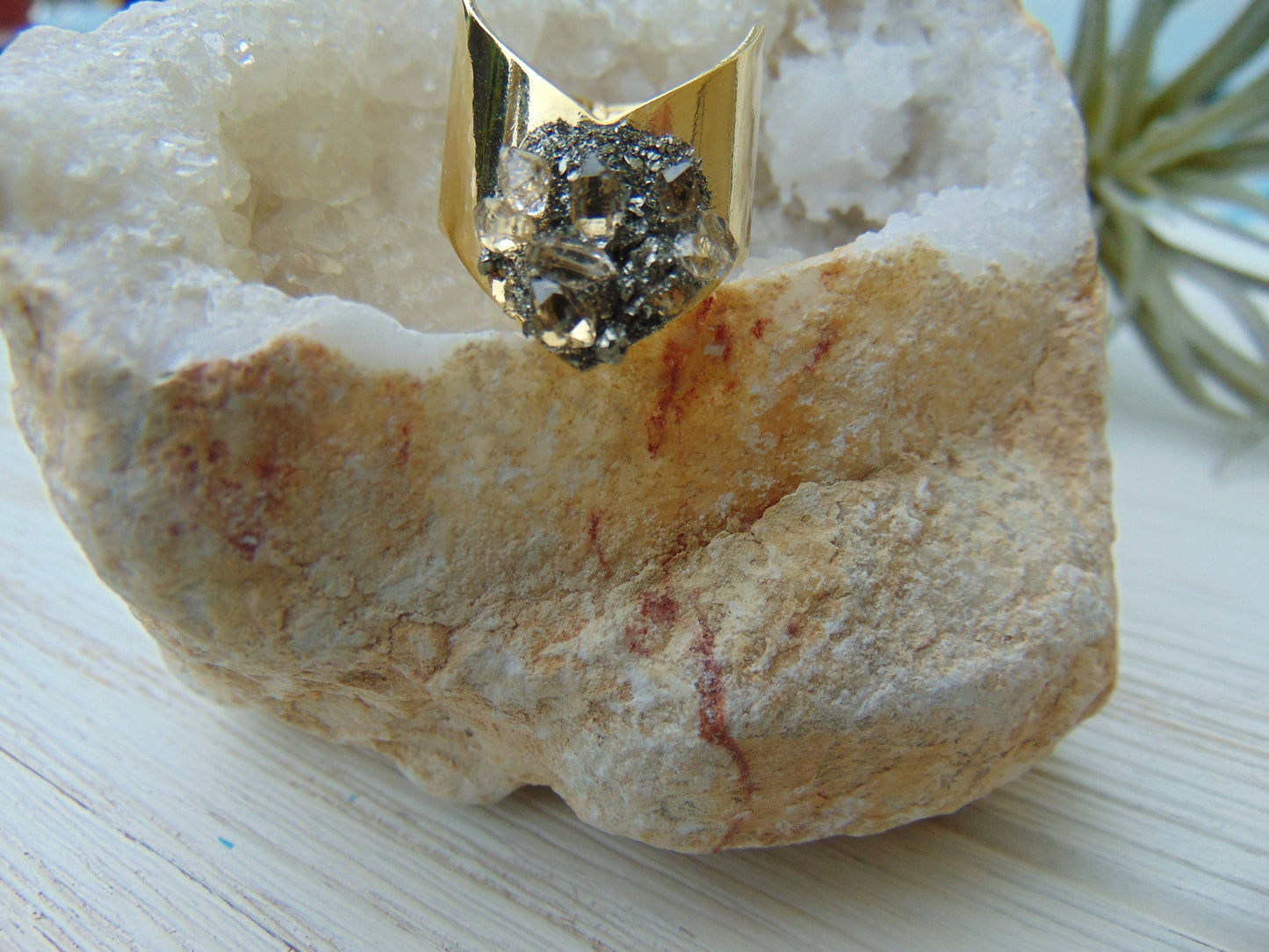 Herkimer Diamond Ring