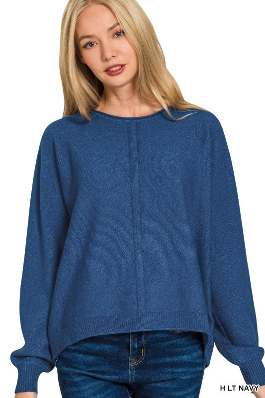 Front Seam Sweater - Multiple Colors