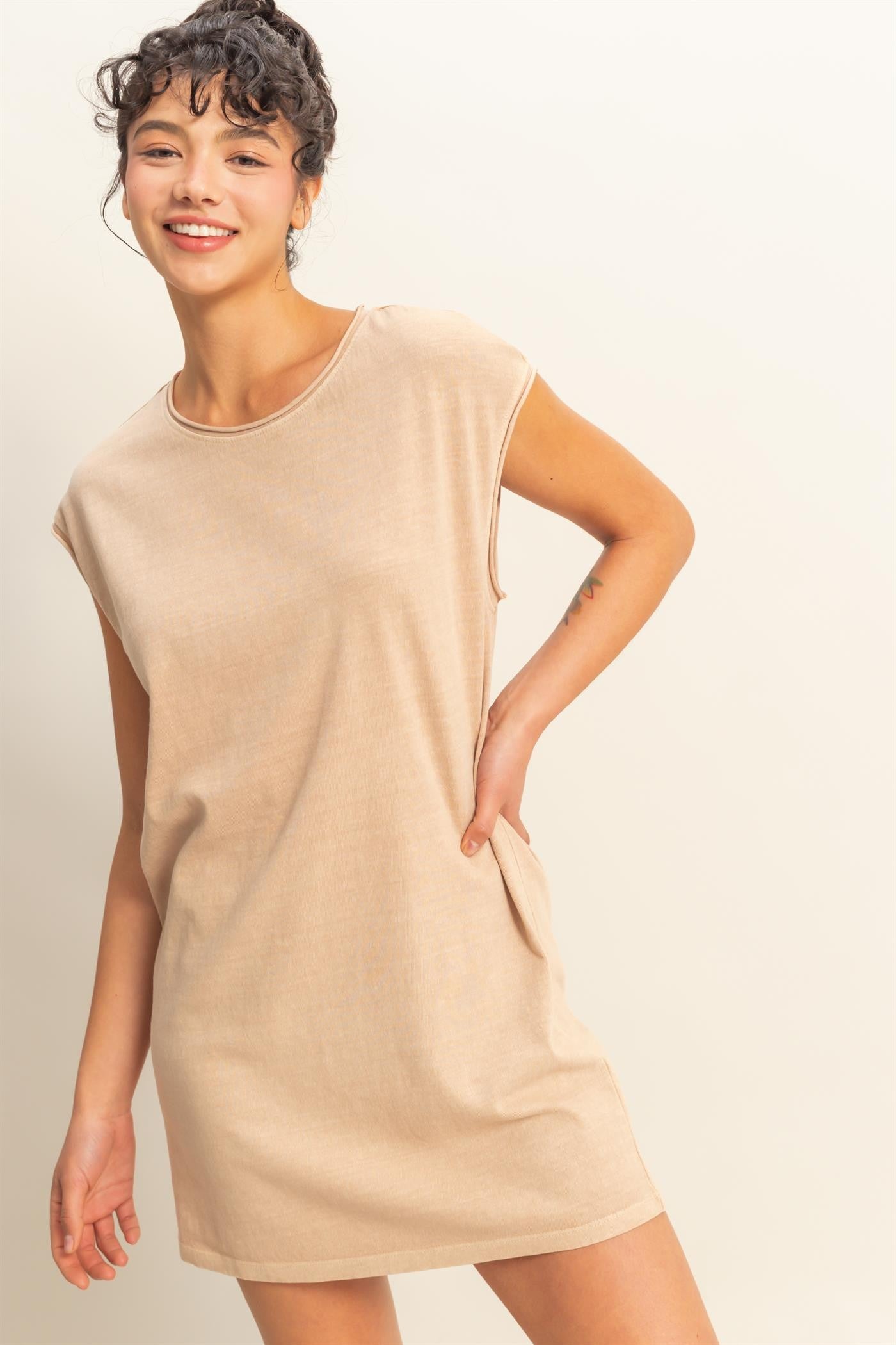 Natural Destin Dress- 2 Colors