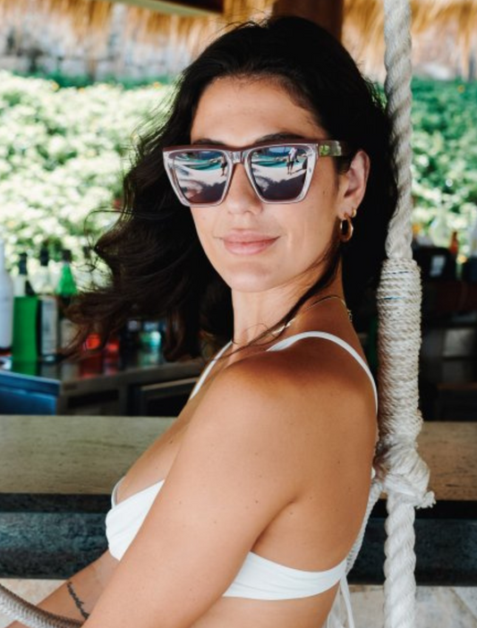 I- Sea Ava Sunglasses - Dusty Rose/Brown