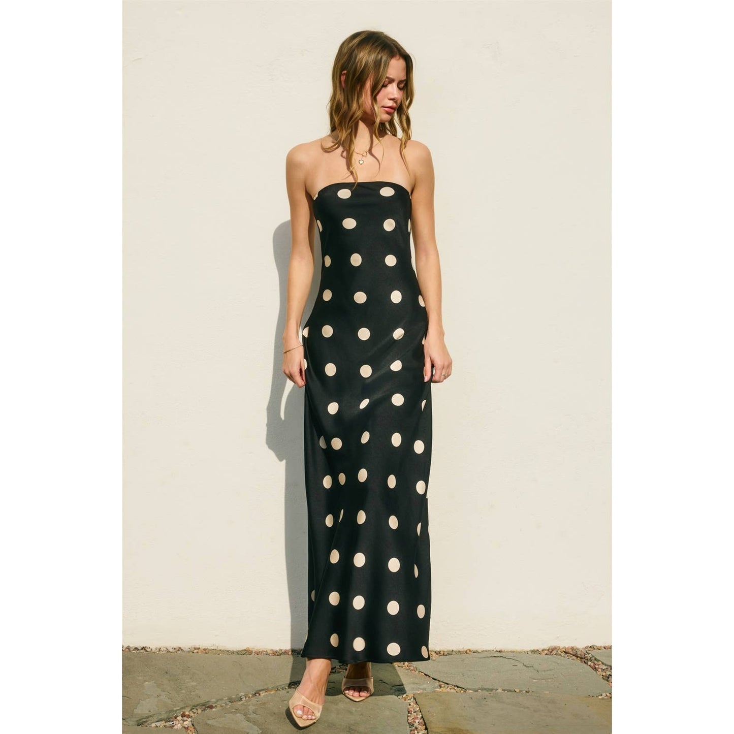 Gentle Whisper Strapless Maxi