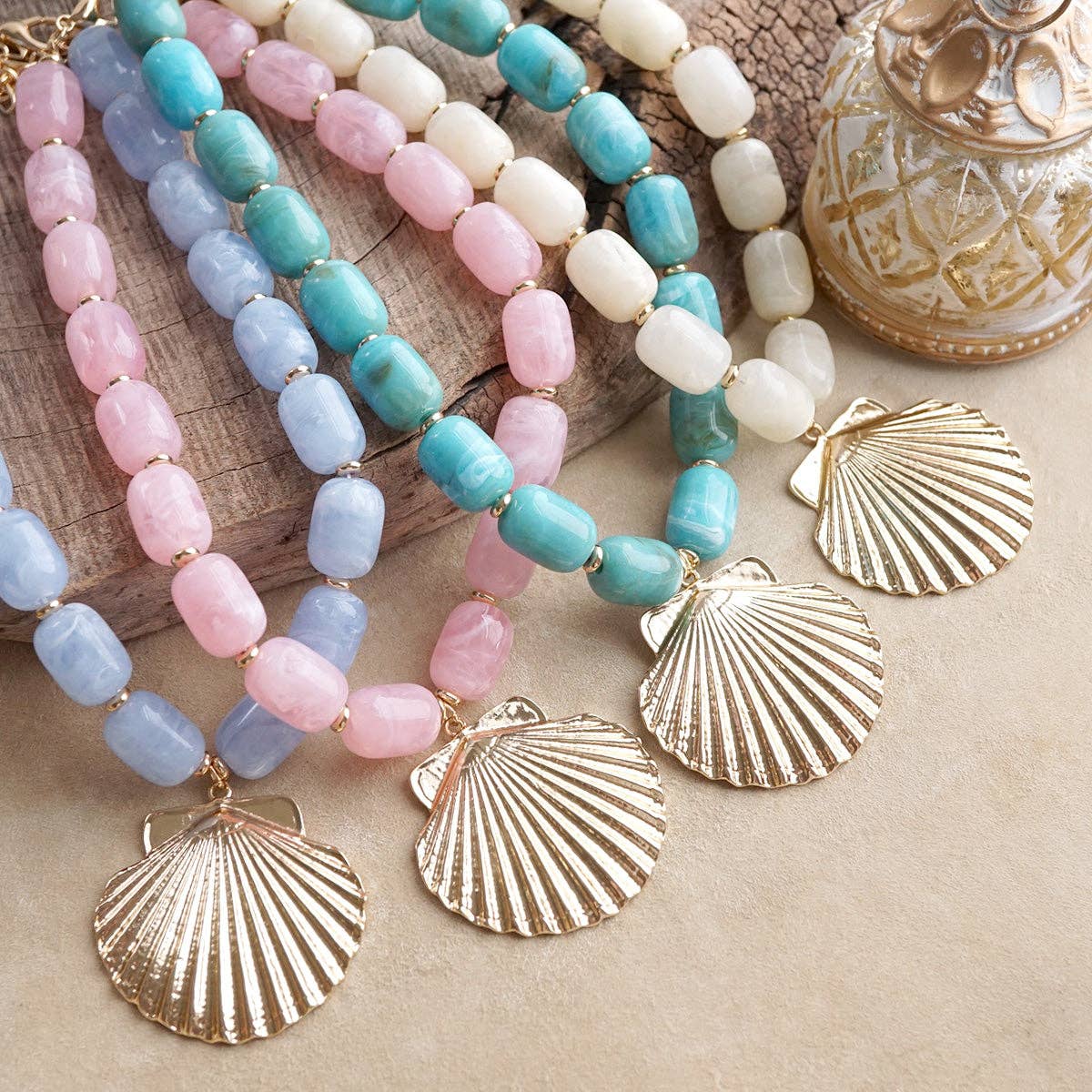 Golden Shoreline Necklace - 3 Colors