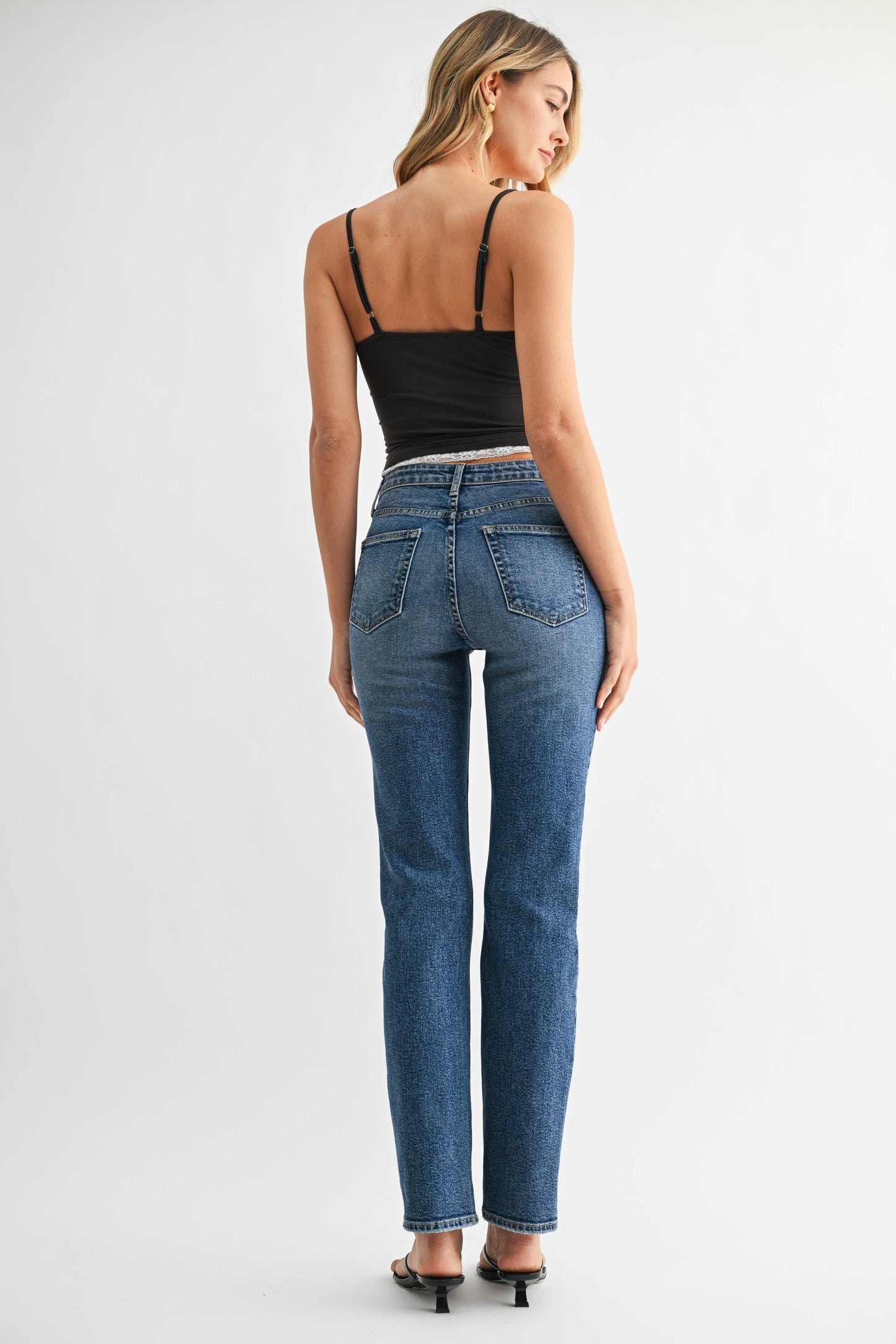 Stovepipe Straight Denim
