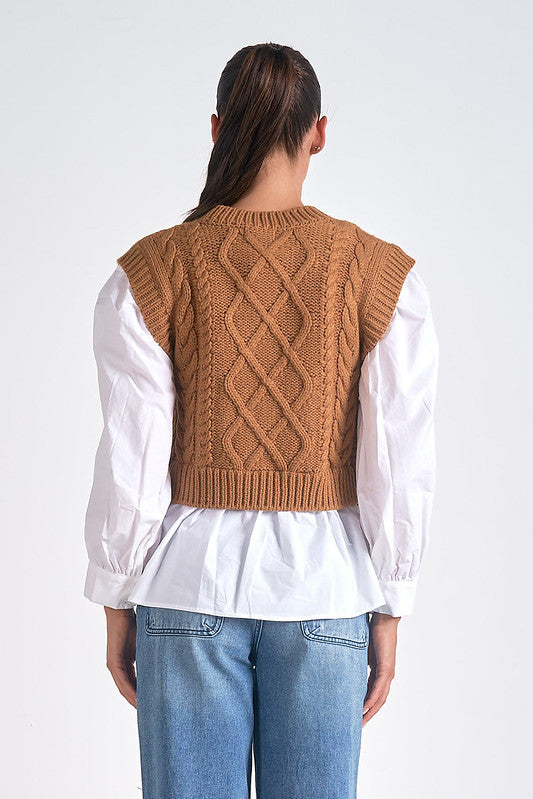 Layered Look Sweater