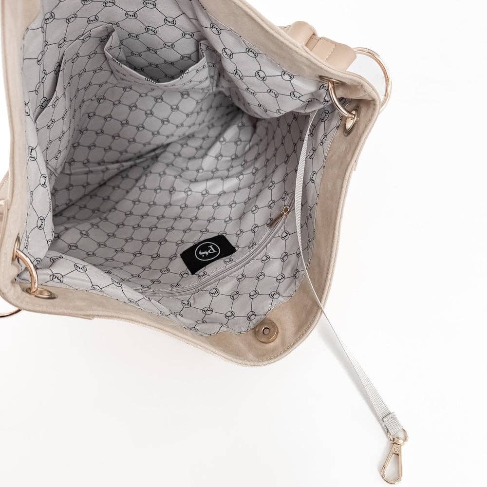 Rosalie Rivet Suede Hobo Bag - 3 Colors