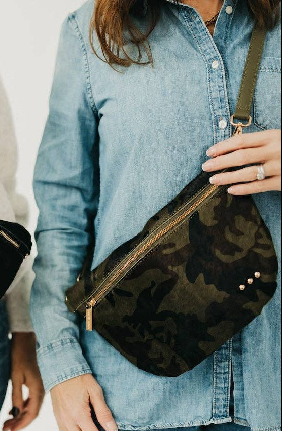 Hair On Hide Westlyn Camo Bum Bag