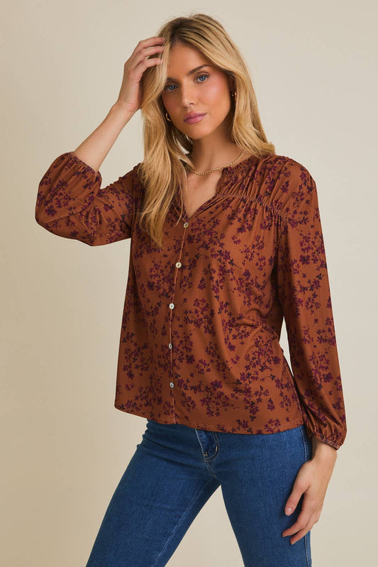 Ditsy Floral Blouse