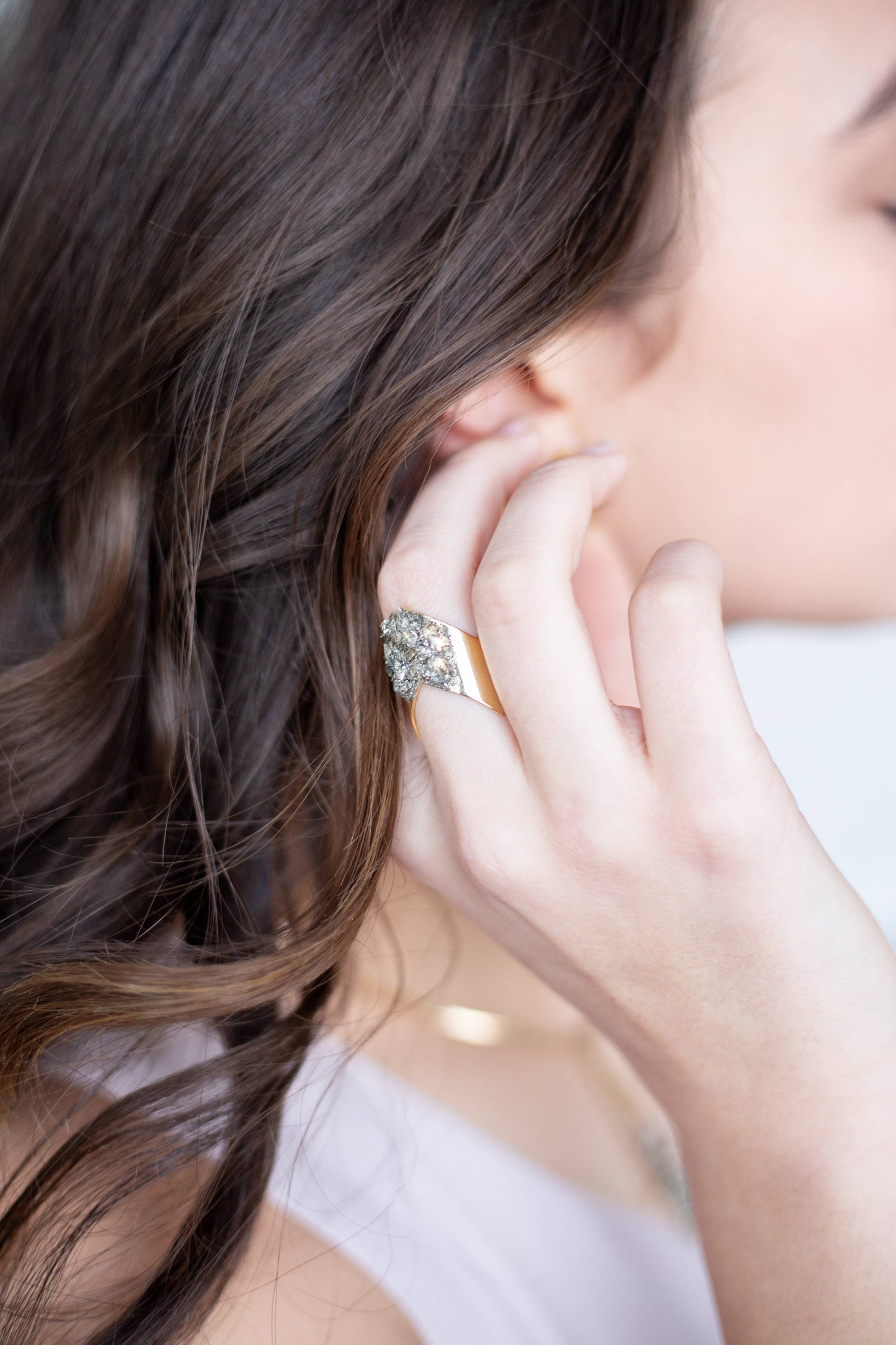 Herkimer Diamond Ring