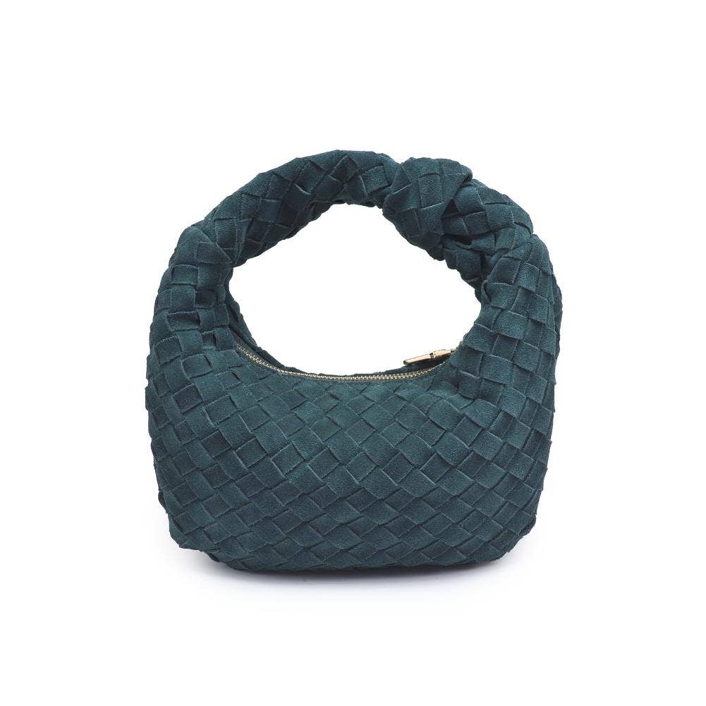 Autumn Woven Genuine Suede Leather Bag