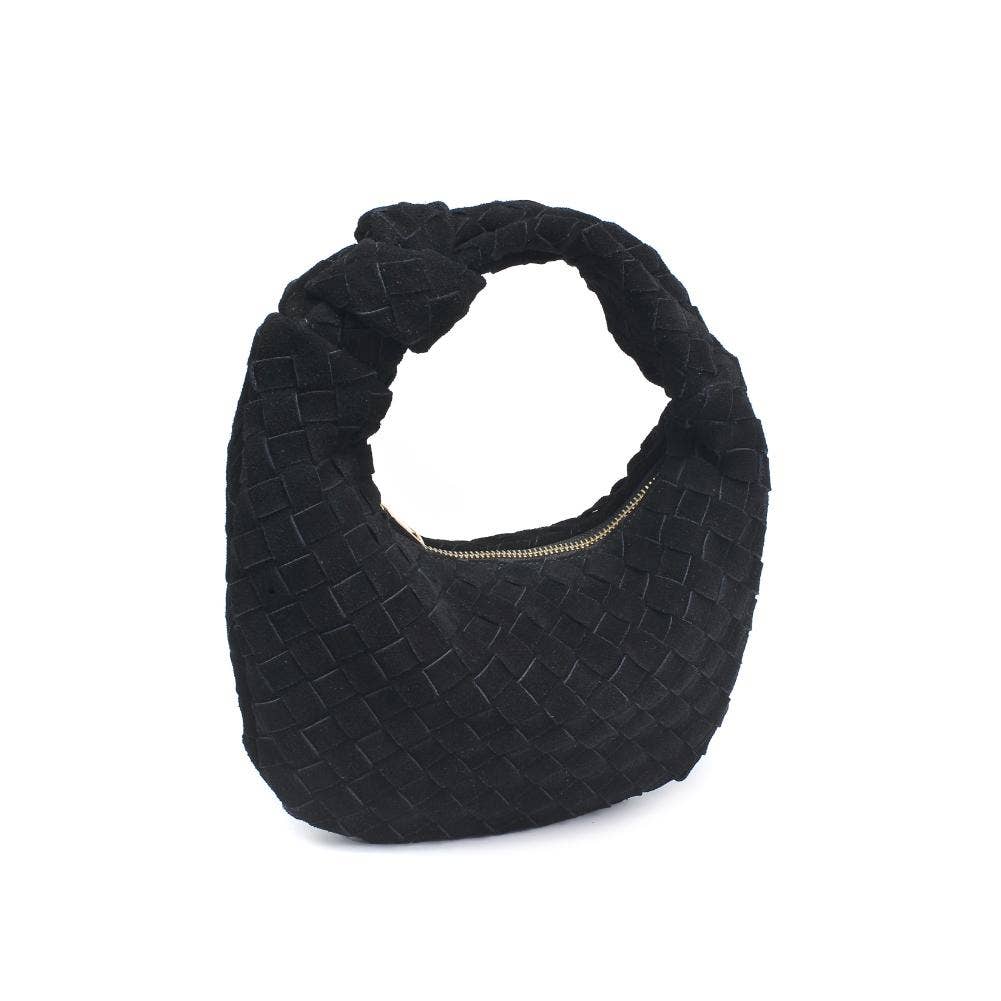 Autumn Woven Genuine Suede Leather Bag