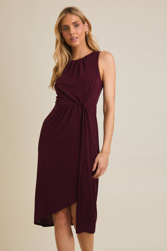 Tulip Hem Midi Dress