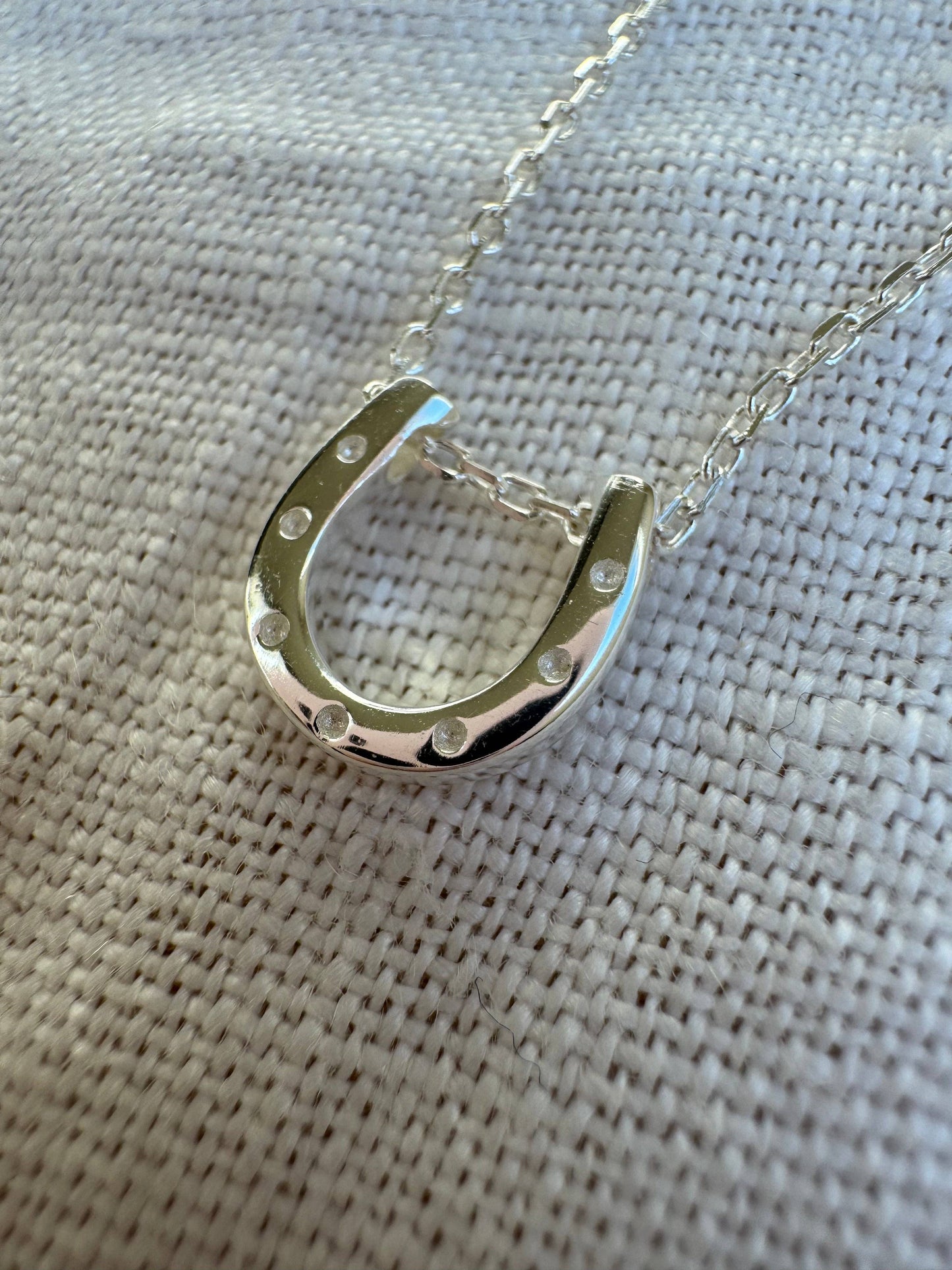 Lucky Horseshoe Necklace- Gold or Silver
