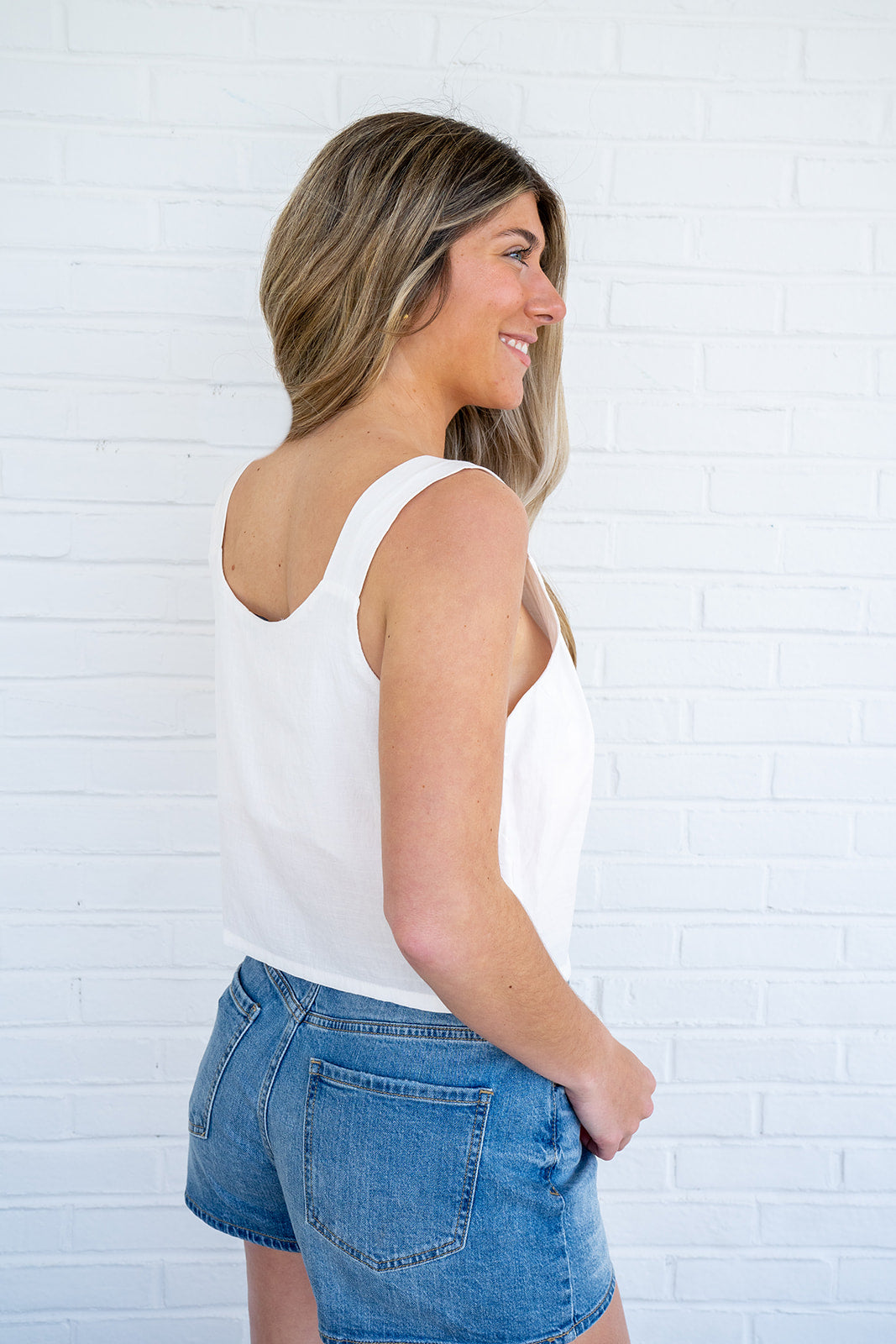 Island Hopper Tank - White