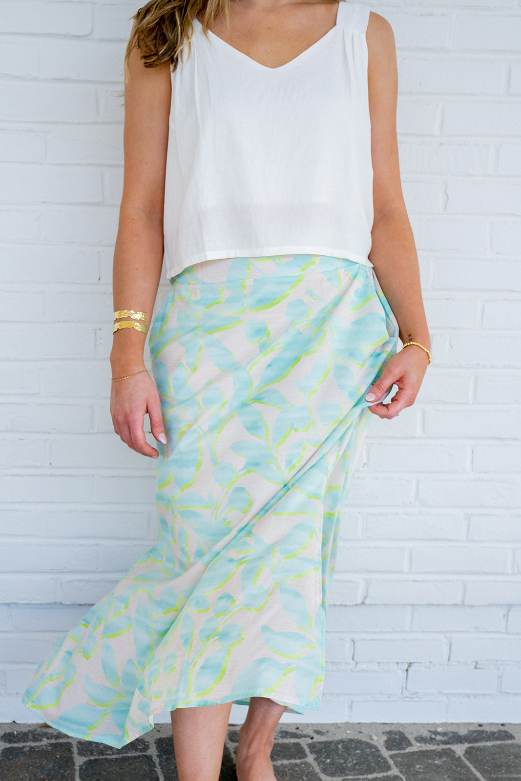Lea Island Skirt - Aqua