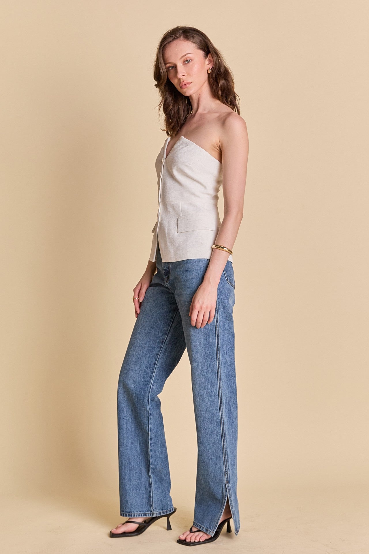 Linen Tube Top