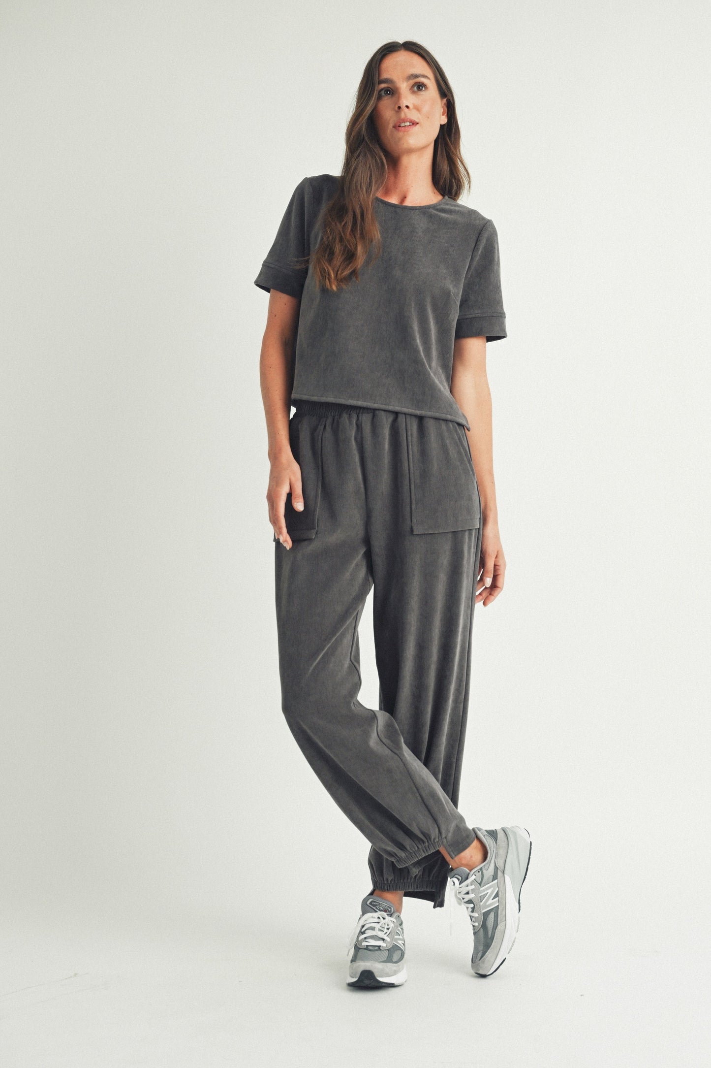 Charcoal Corduroy Pant