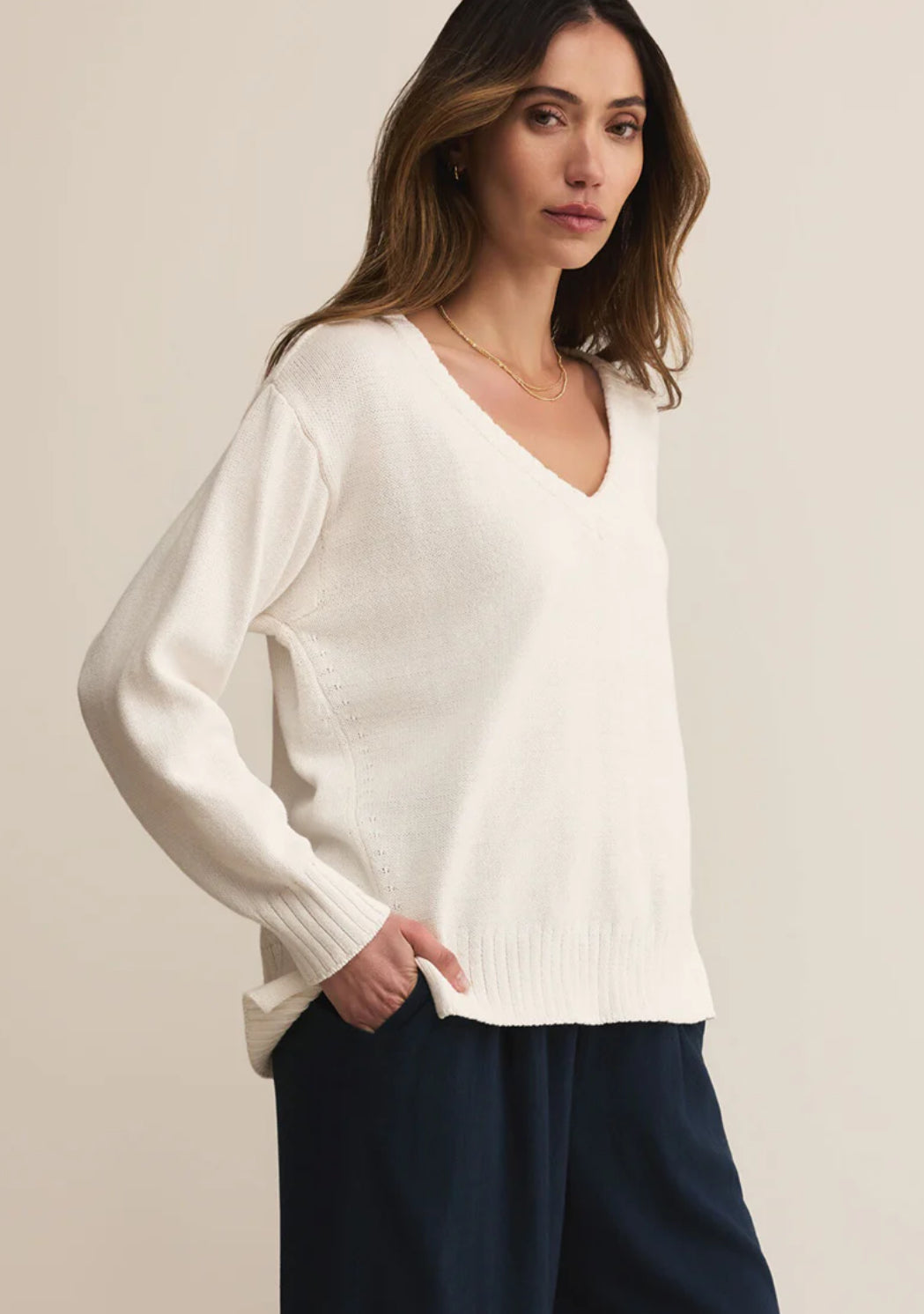 All Around V Neck Sweater