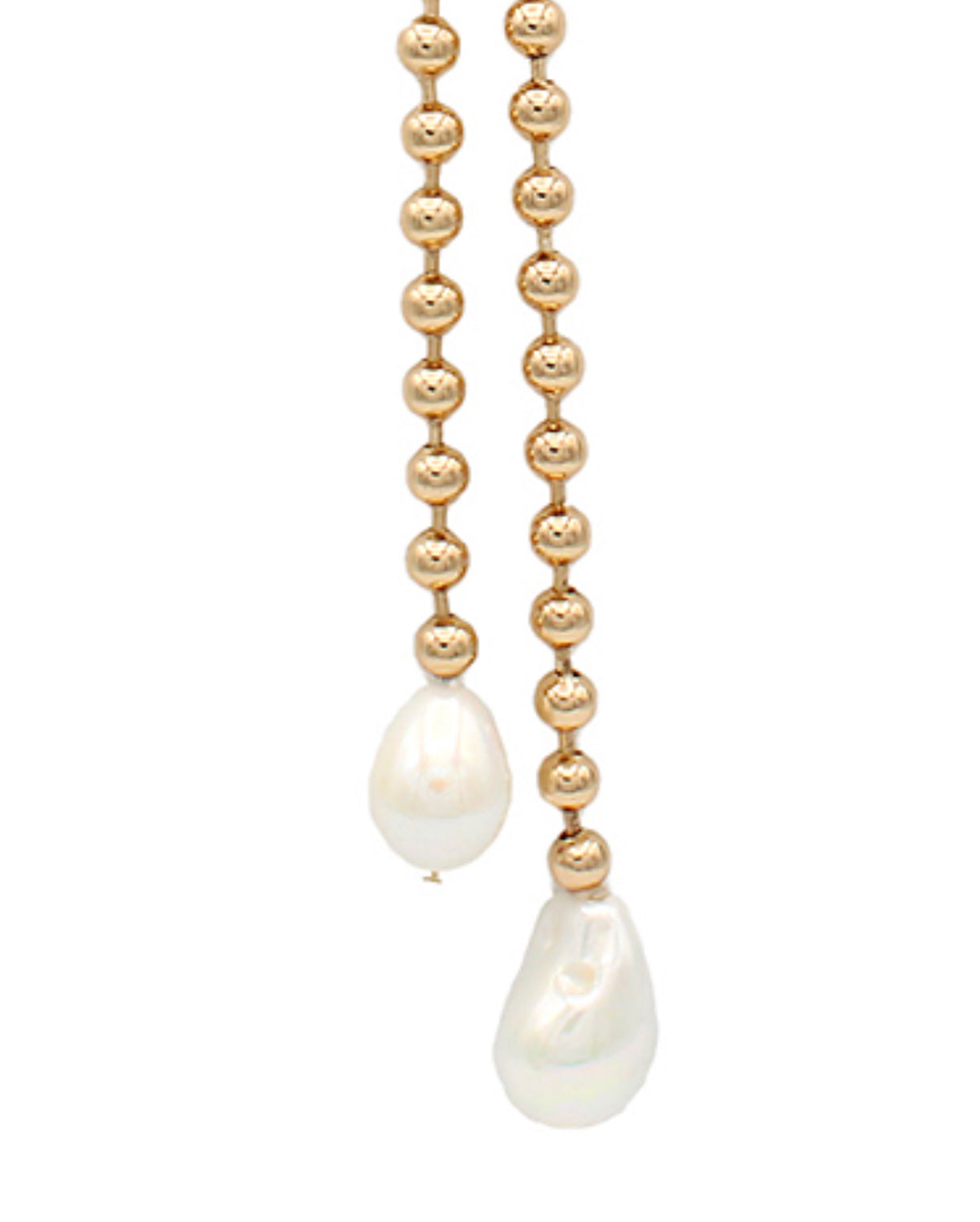 Ball & Pearl Lariat
