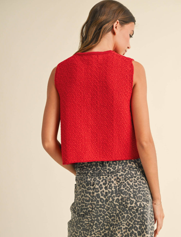 Apple Tie Front Top