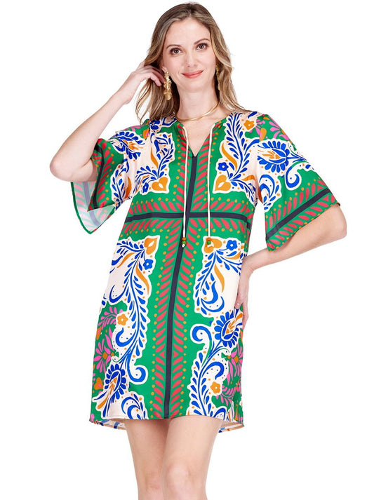 JADE Artistic Scarf Tunic Dress
