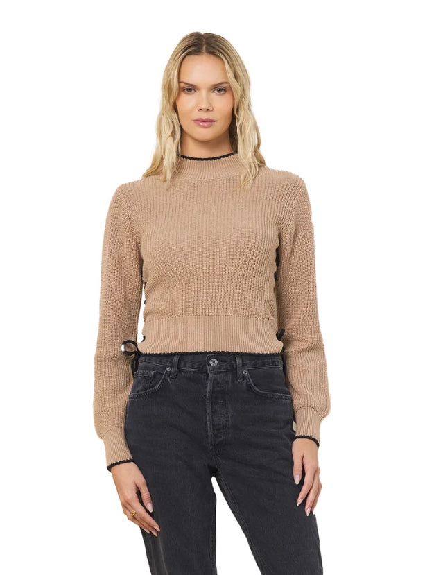 Side Tie Sweater