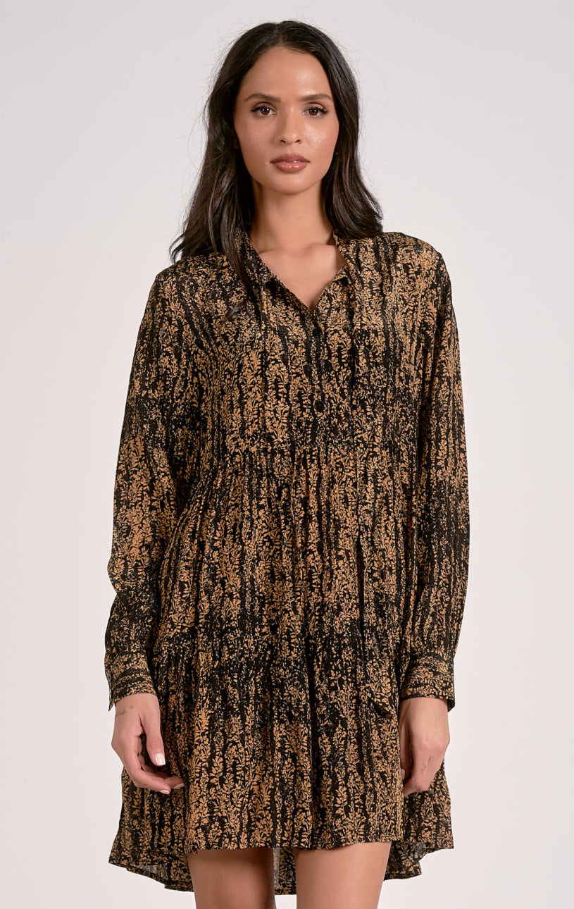 Gold Wisteria Dress