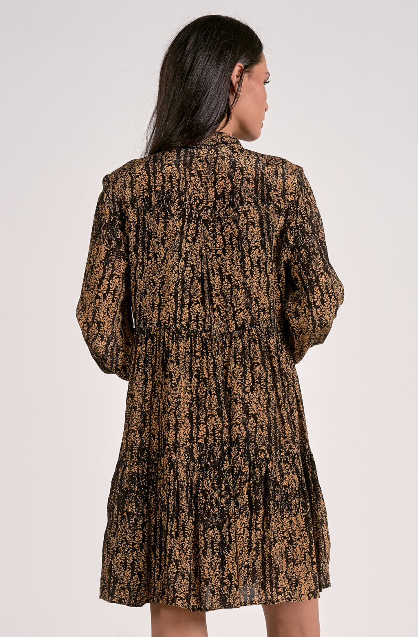 Gold Wisteria Dress