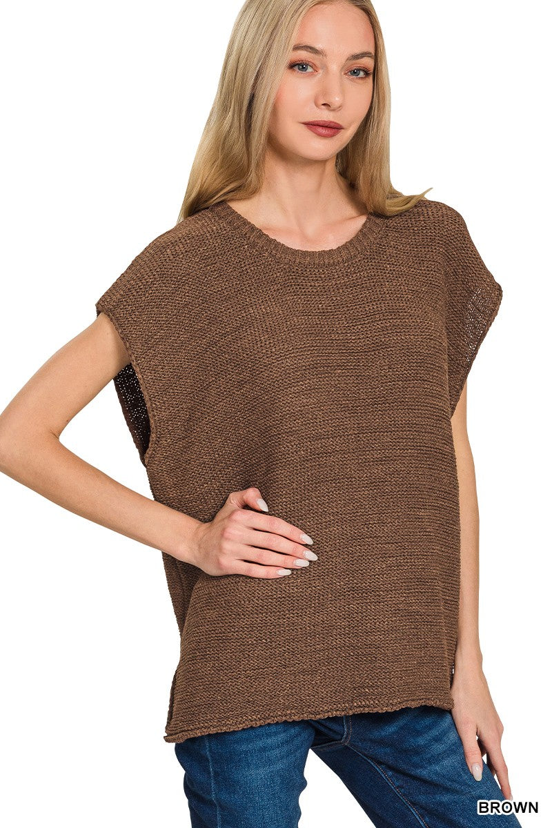 Crew Neck Sweater Vest - Multiple Colors