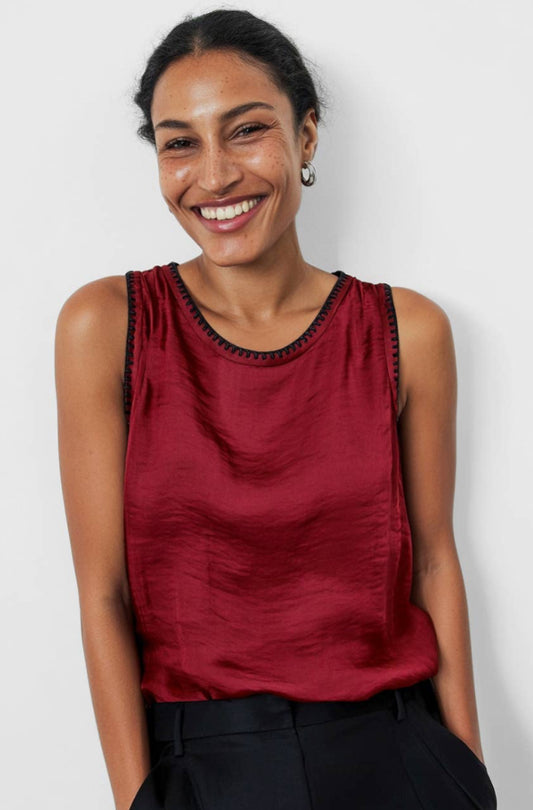 Whipstitch Crimson Tank