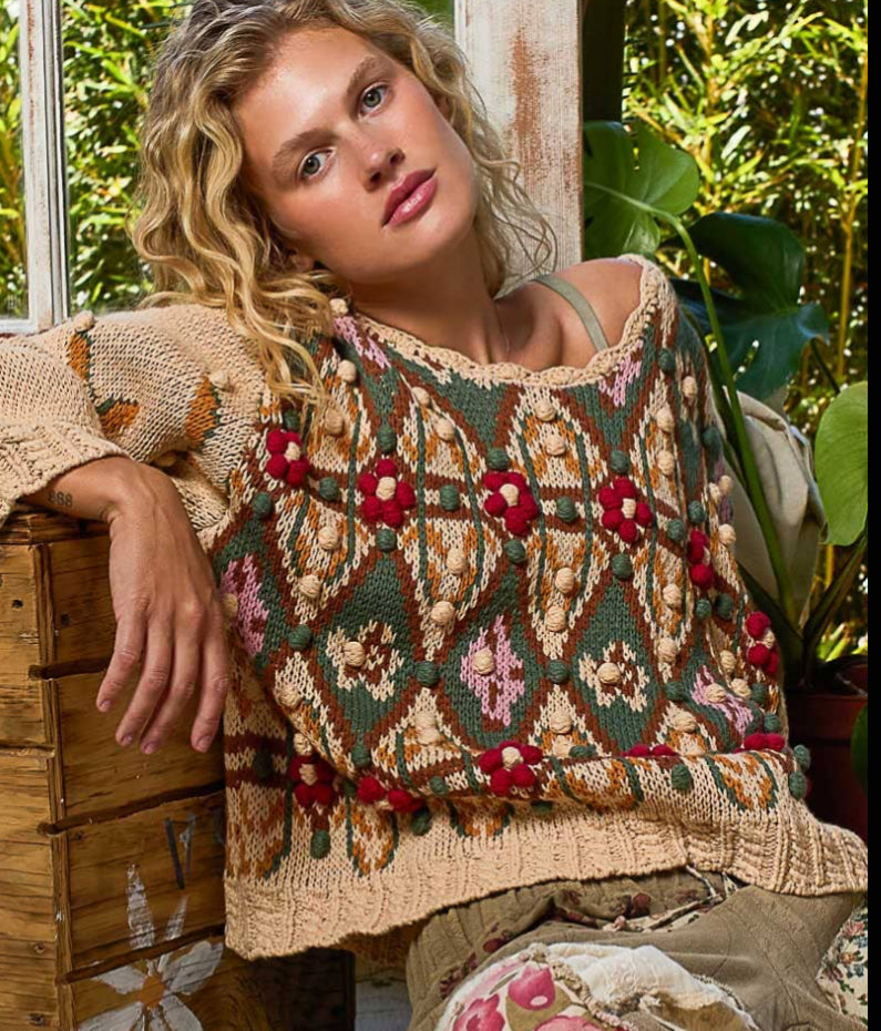 Mocha Mousse 3D Sweater