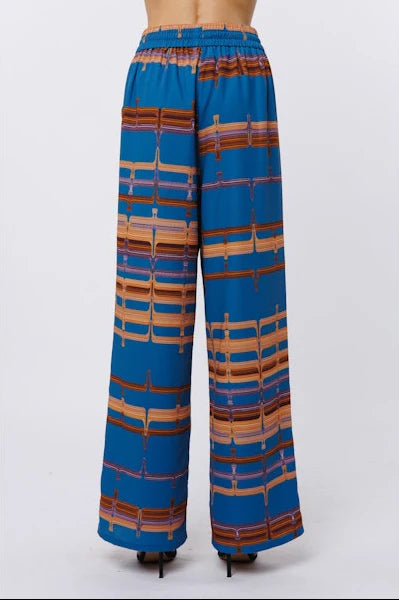 Abstract Drawstring Pant