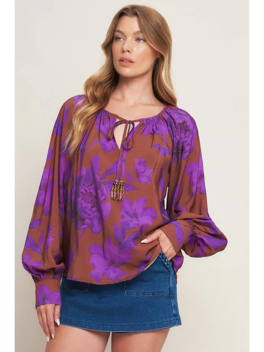 Purple Rust Blouse