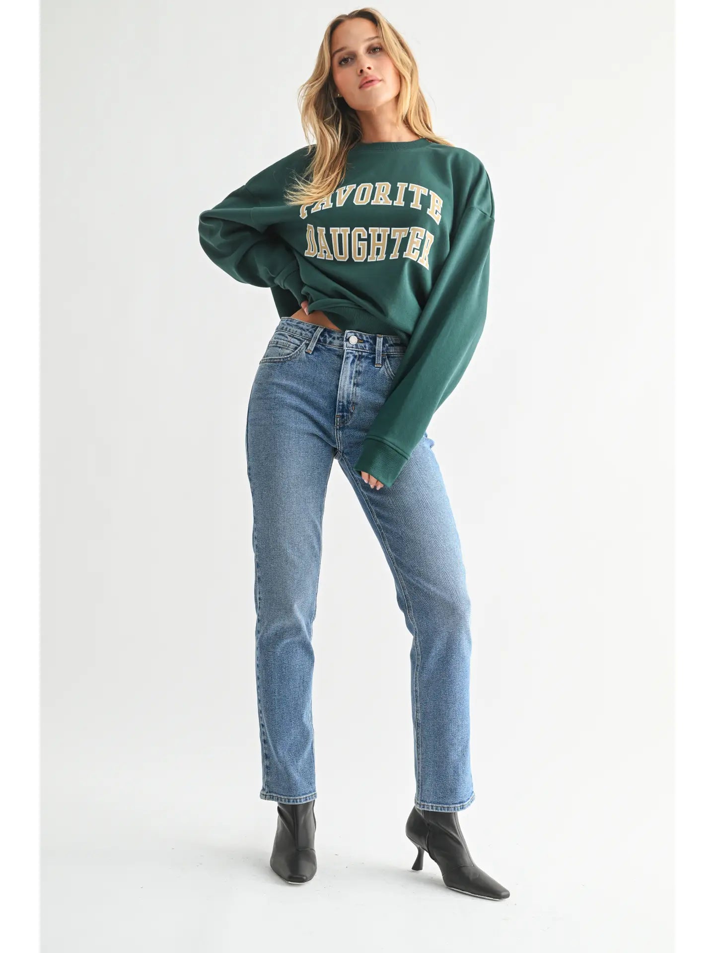 Medium Wash Pencil Jean