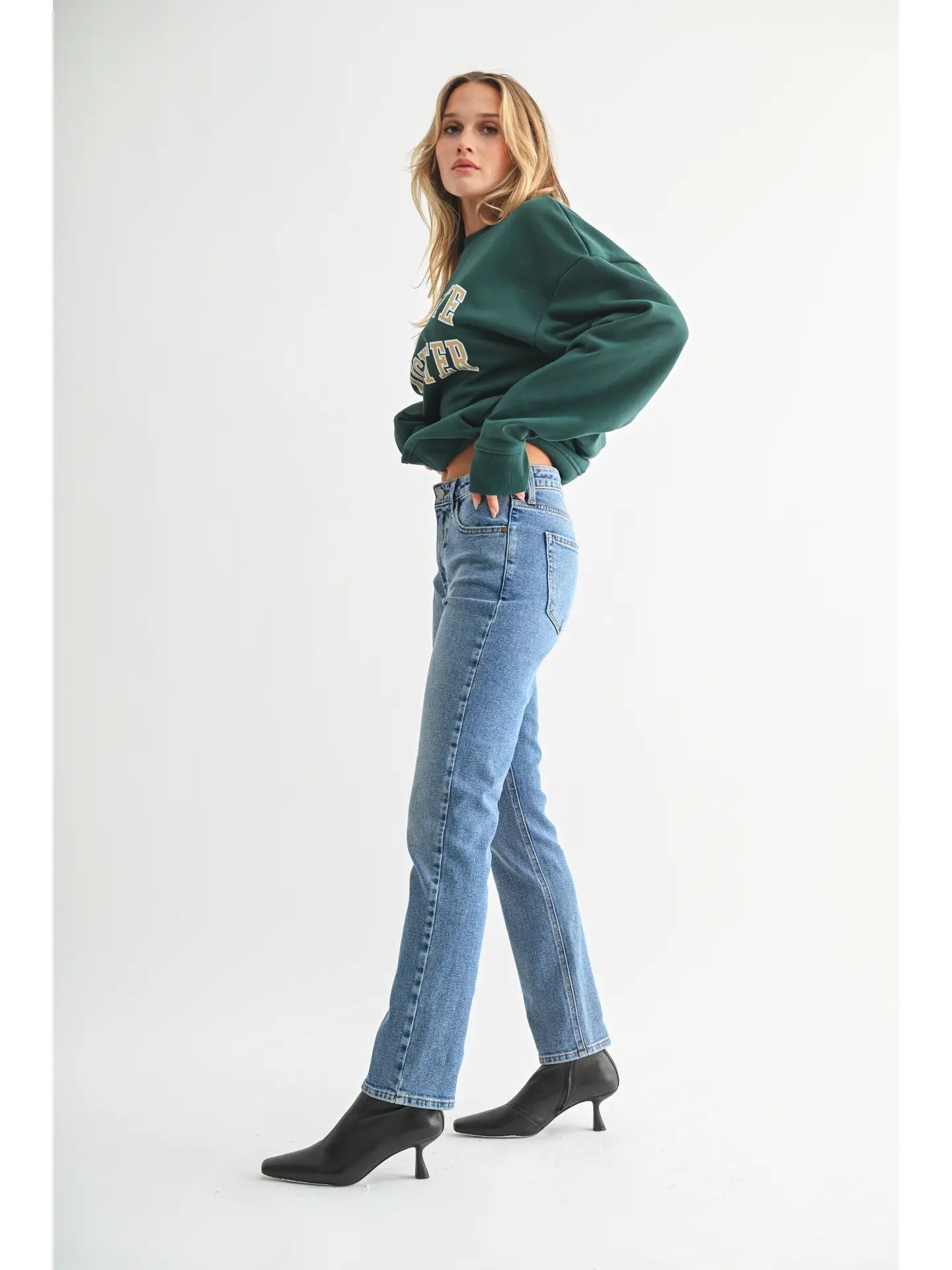 Medium Wash Pencil Jean