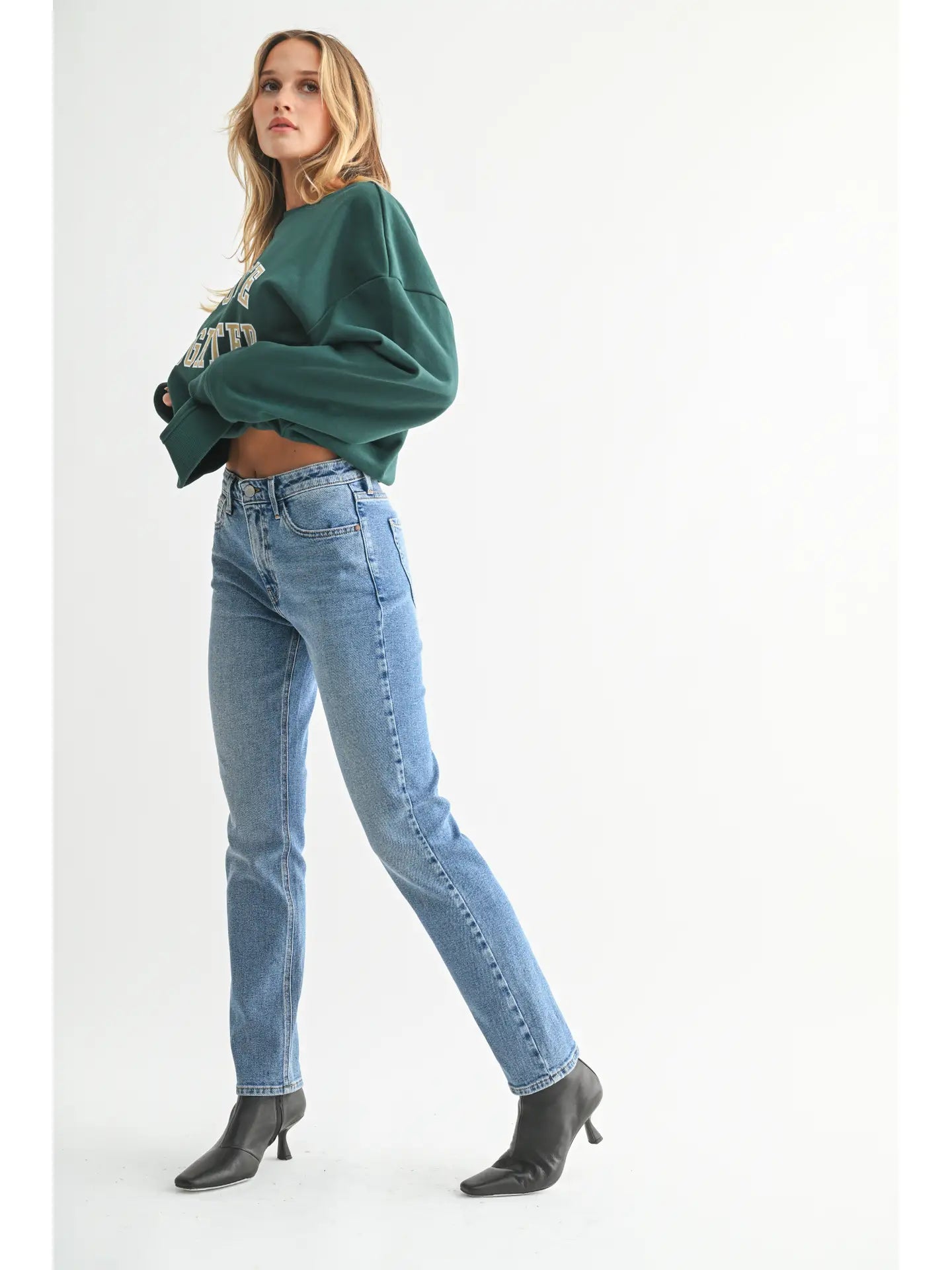 Medium Wash Pencil Jean