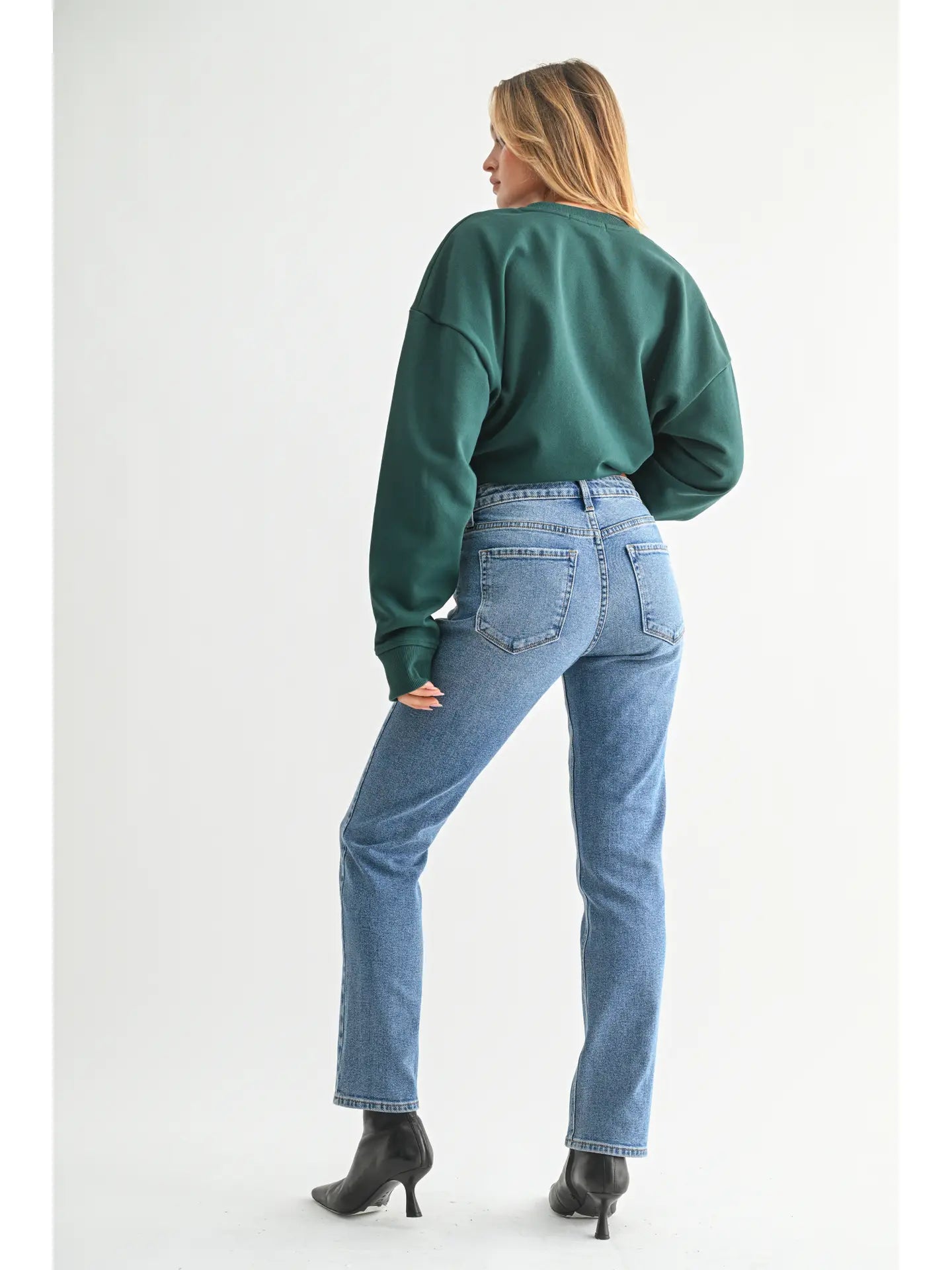 Medium Wash Pencil Jean