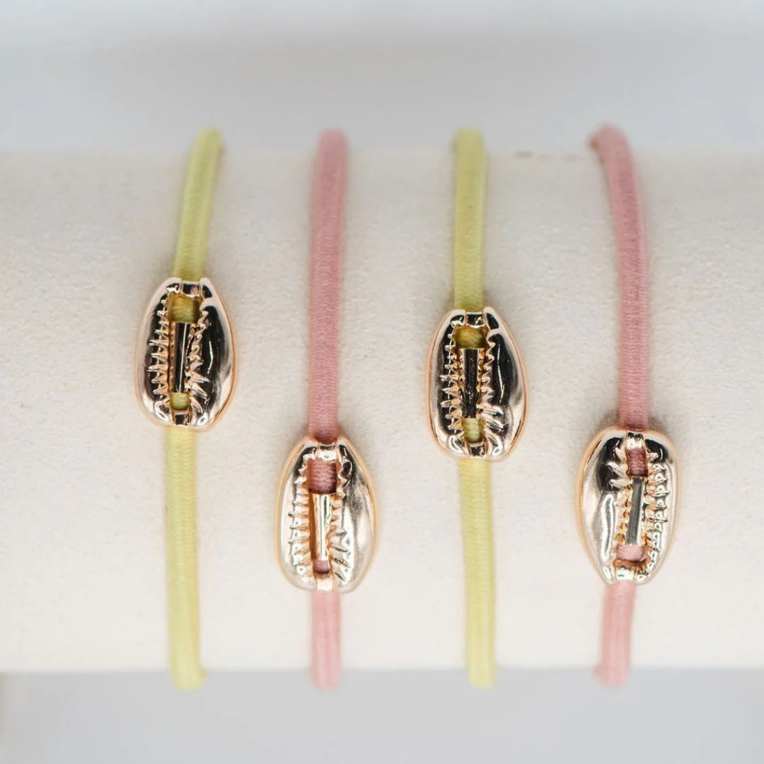 Cowrie Hair Tie Set - 2 Colors