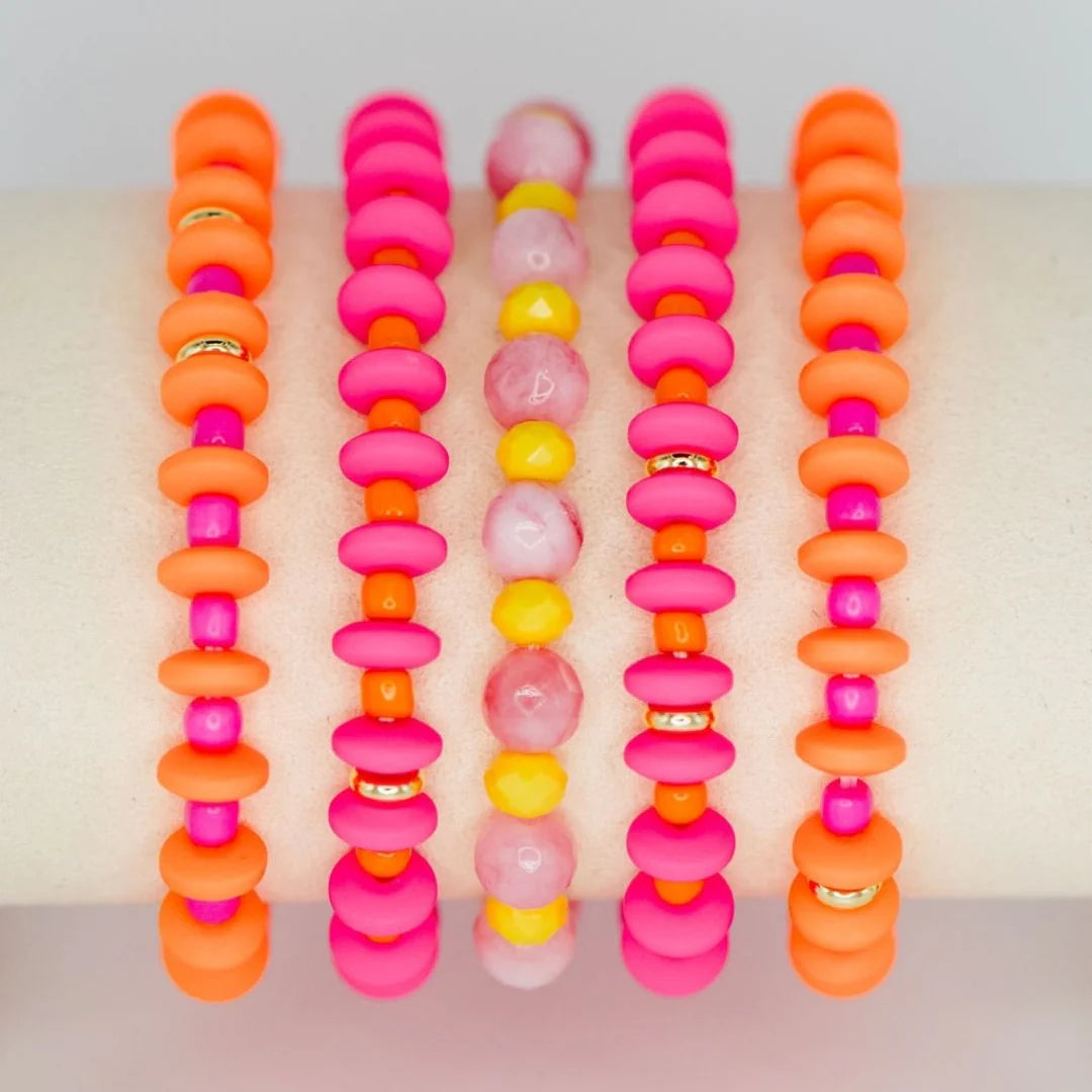 Calypso Stack (5 Bracelets) - 2 Colors
