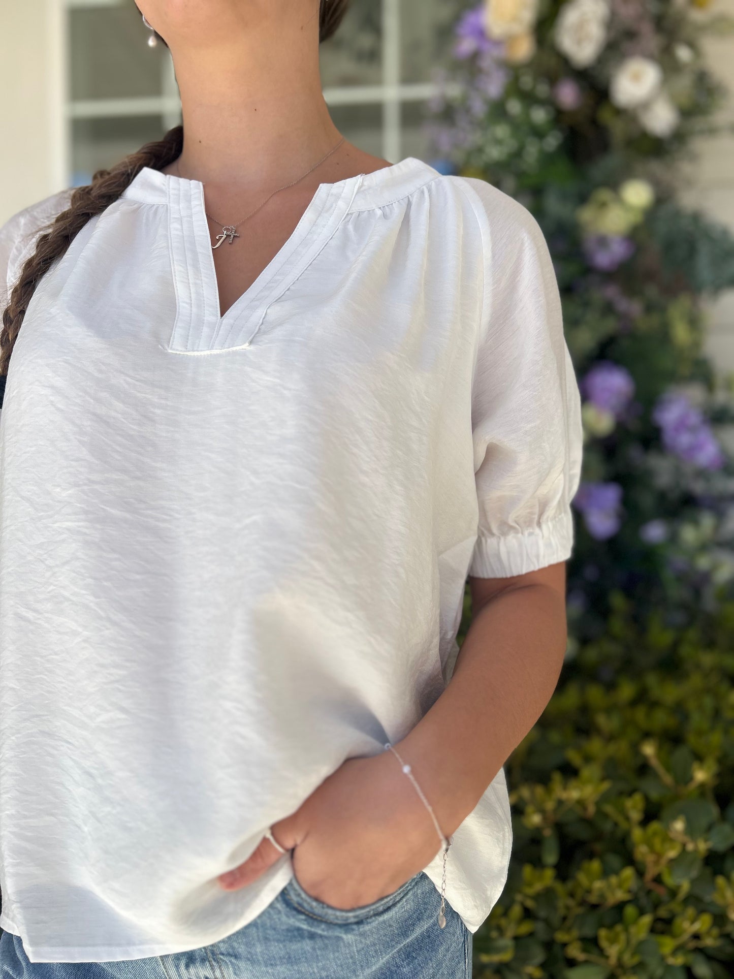 Favorite White Blouse