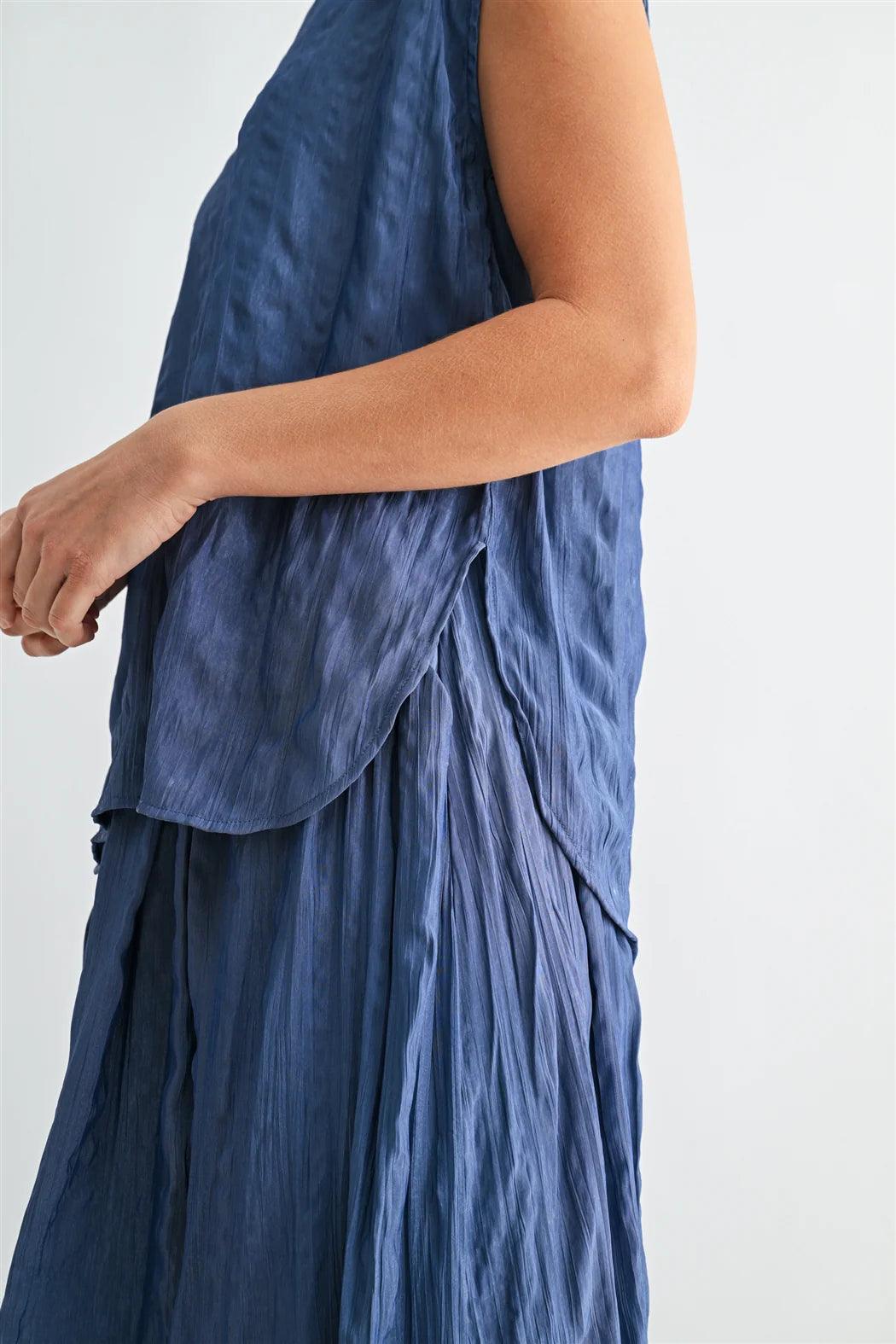 Peri Crinkle Top