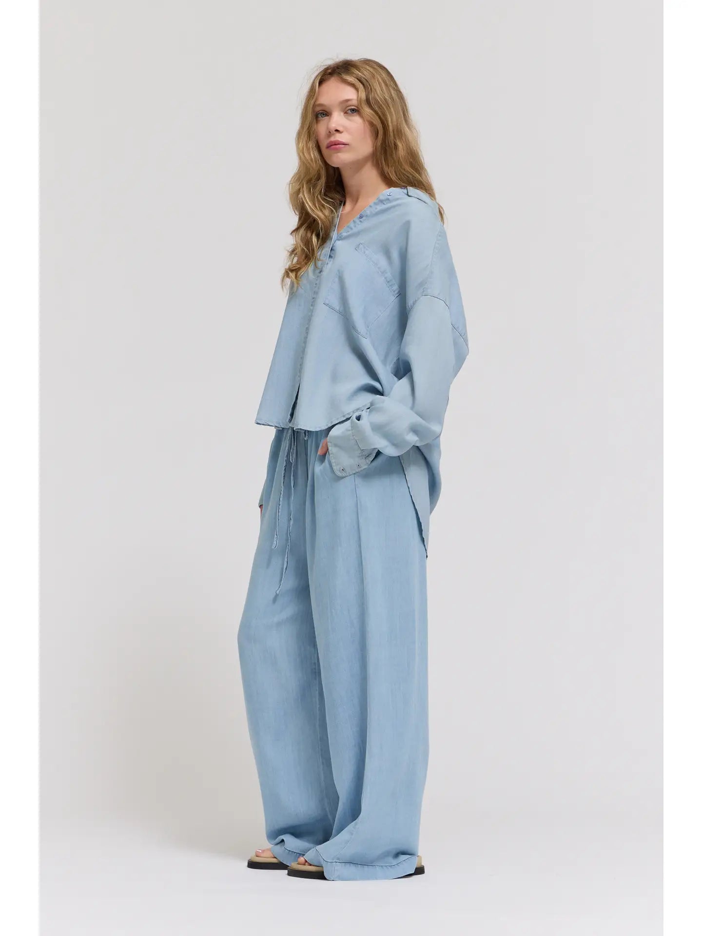 Tencel Drawstring Pant