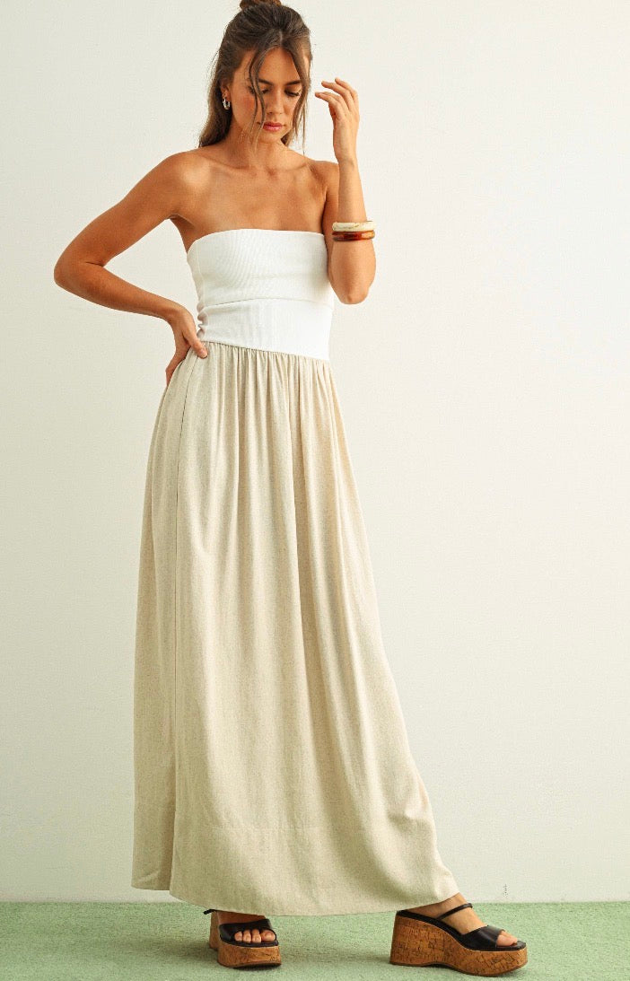 Destin Linen Maxi