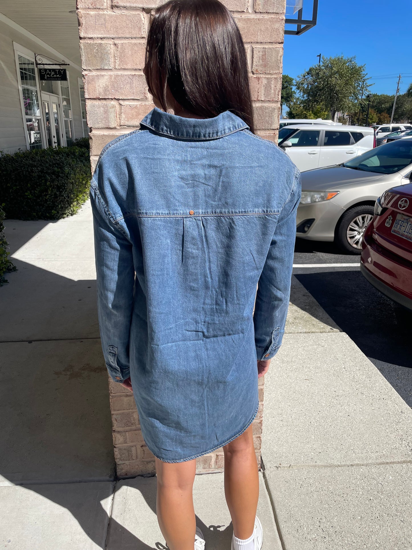 Denim Shirt Dress