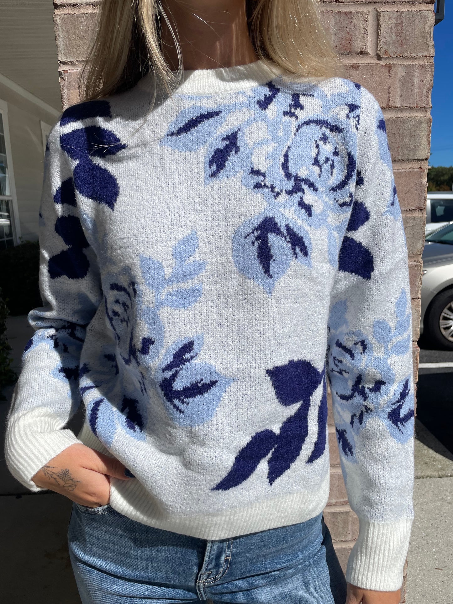 Blue Skies Sweater
