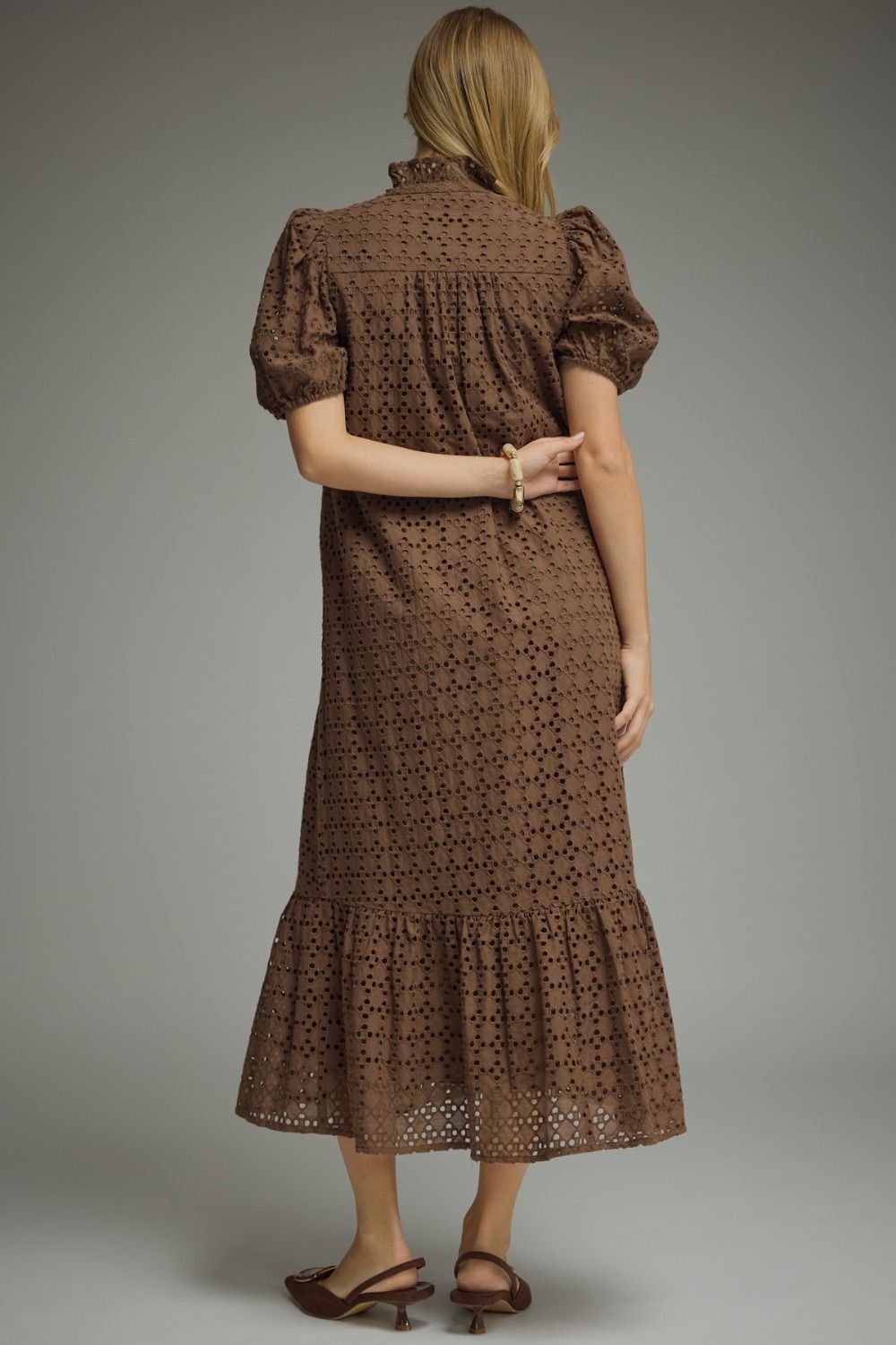 Berkley Eyelet Dress - Cocoa