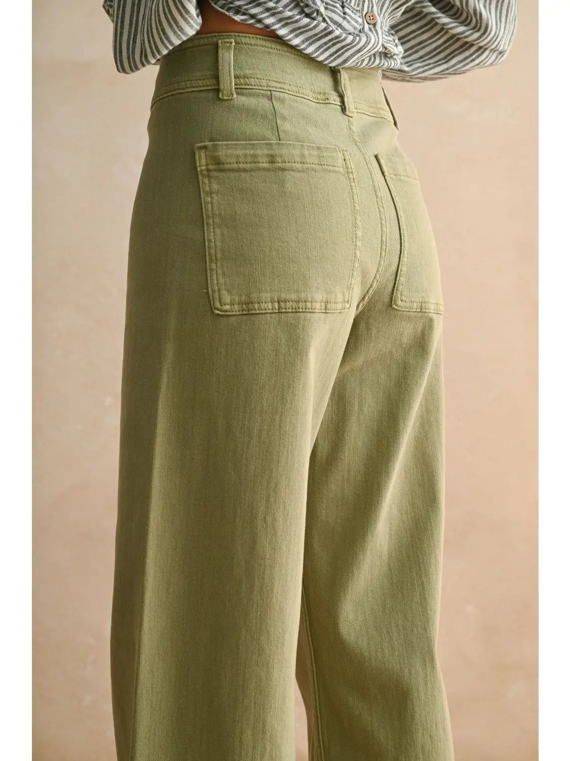 Straight Wide Leg - Sage